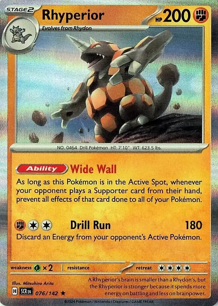 Stellar Crown SCREN - Rhyperior Holo