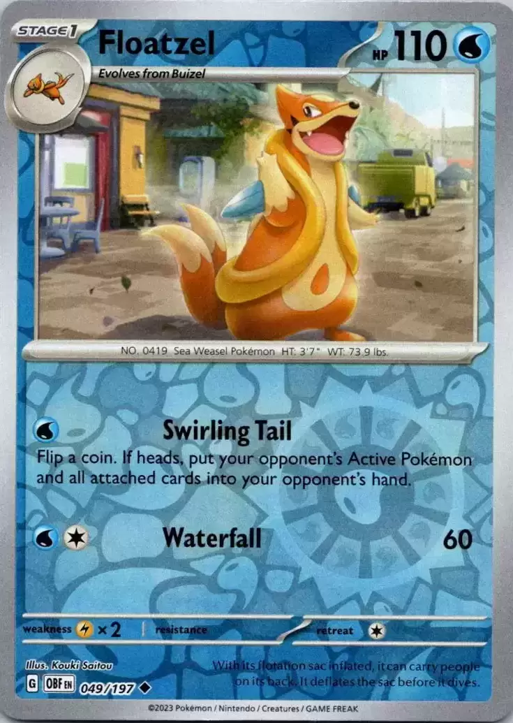 Obsidian Flames - OBF (OBFEN) - Floatzel Reverse