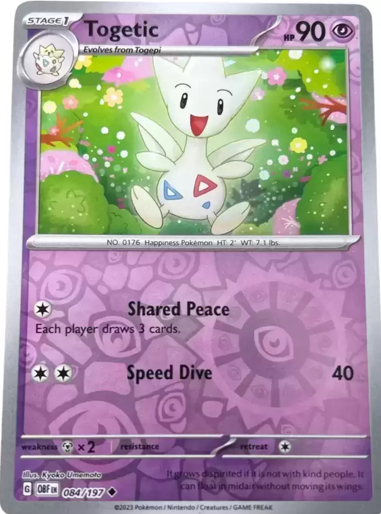 Obsidian Flames - OBF (OBFEN) - Togetic Reverse