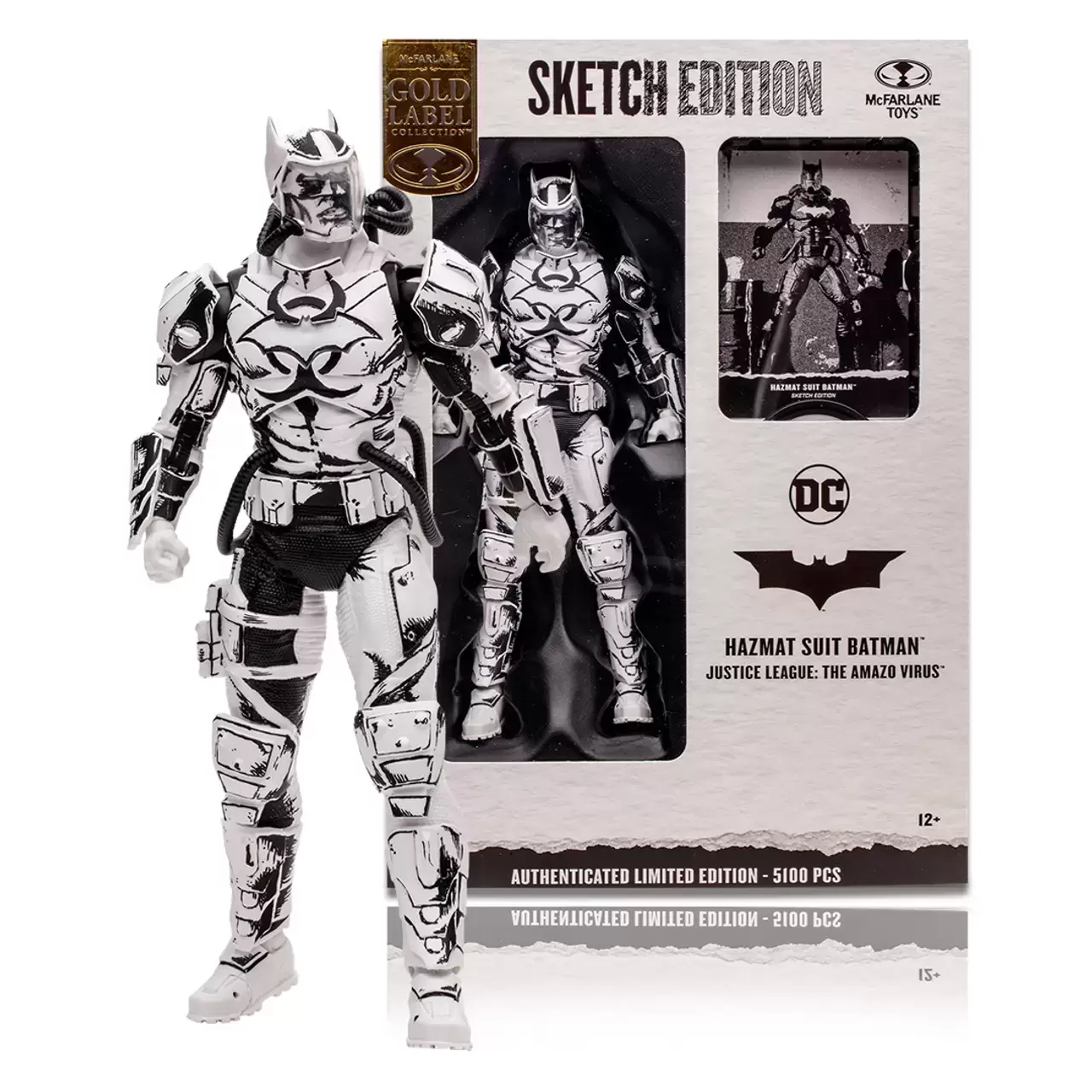 McFarlane - DC Multiverse - Hazmat Suit Batman - Sketch Edition Gold Label