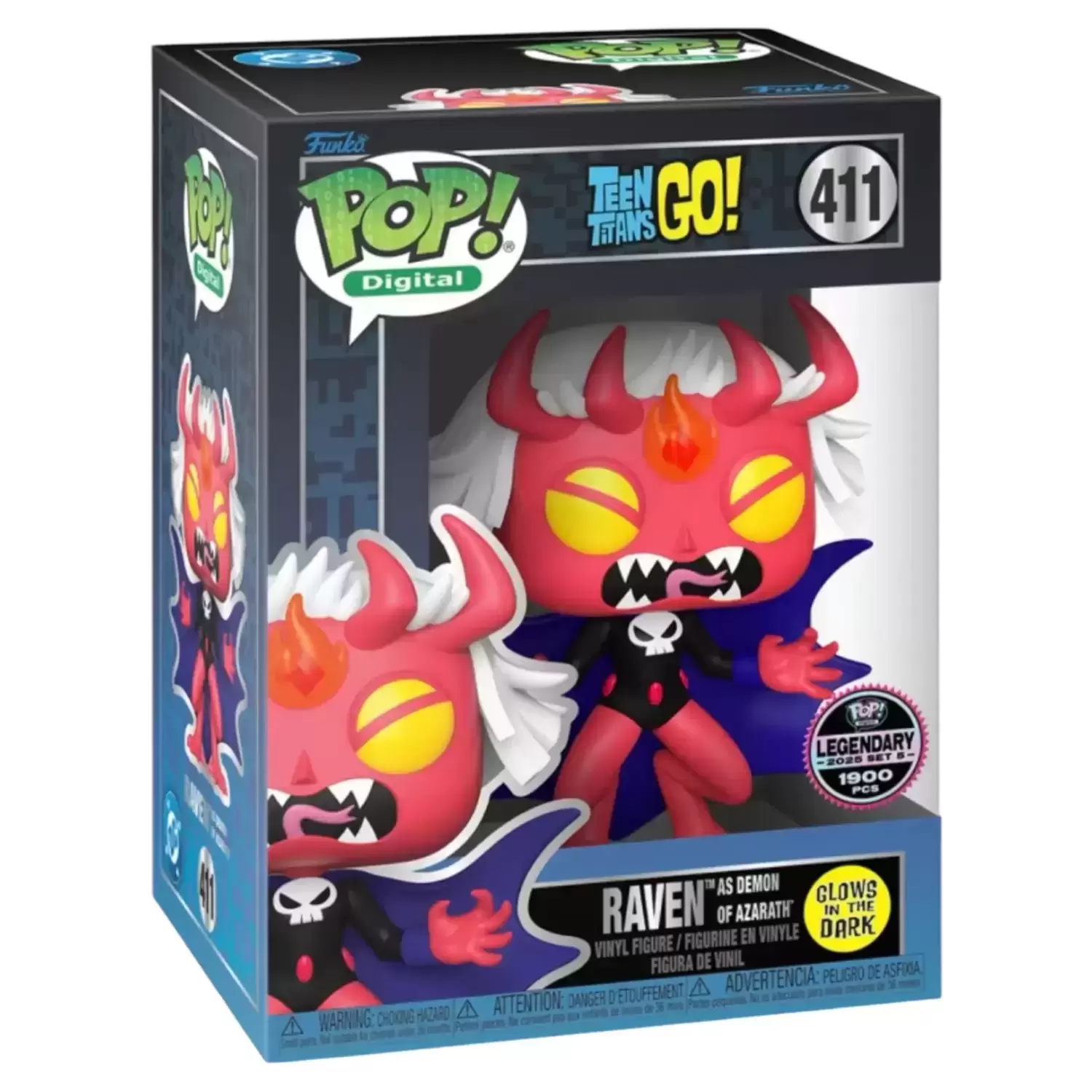 POP! Digital - Teen Titans Go! - Raven As Demon Of Azarath GITD