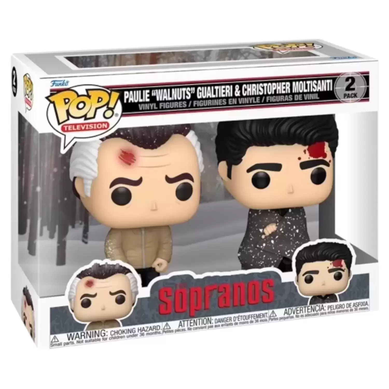 POP! Television - The Sopranos - Paulie Walnuts Gualtieri & Christopher Moltisanti