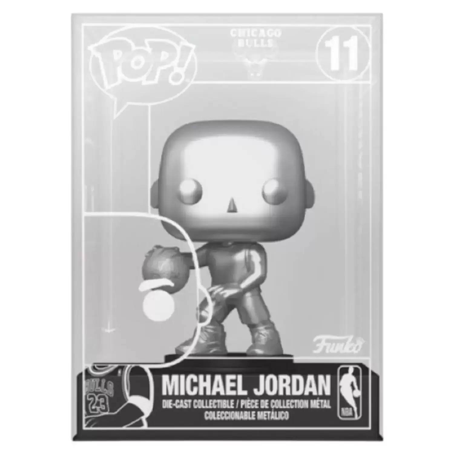 POP! Die-Cast - Chicago Bulls - Michael Jordan Silver