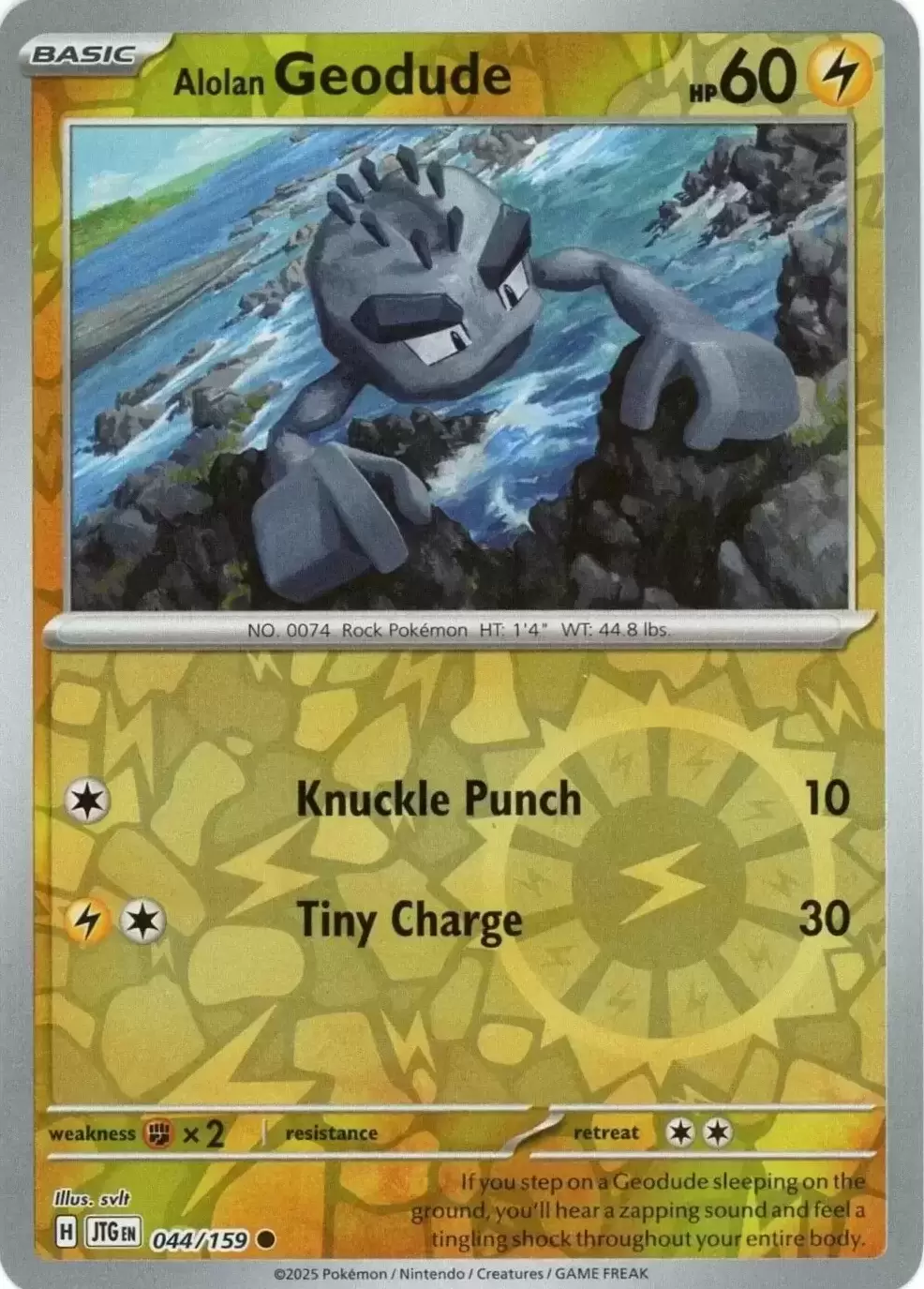 Journey Together - JTGEN - Alolan Geodude Reverse