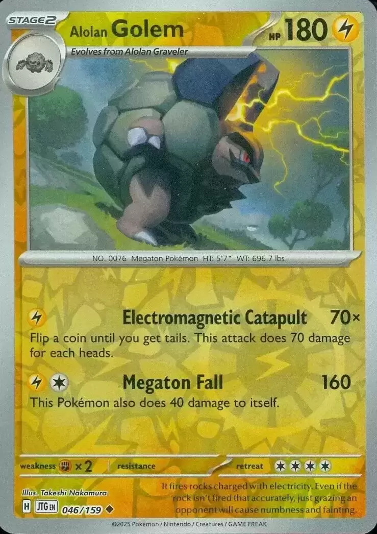 Journey Together - JTGEN - Alolan Golem Reverse