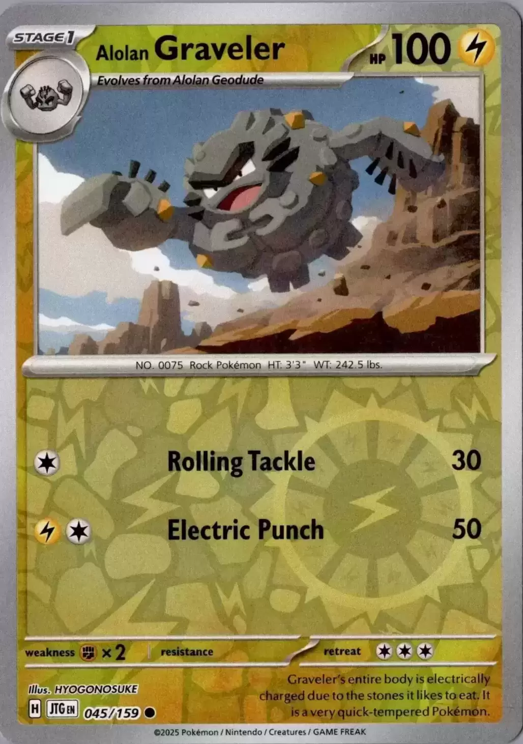 Journey Together - JTGEN - Alolan Graveler Reverse