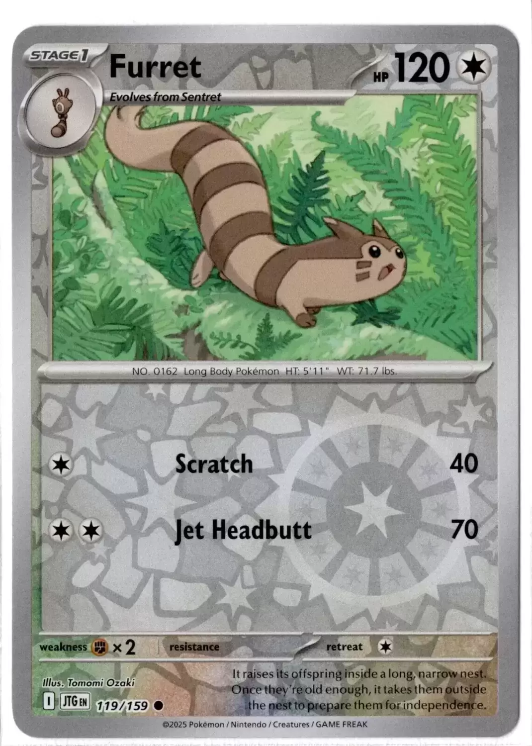 Journey Together - JTGEN - Furret Reverse