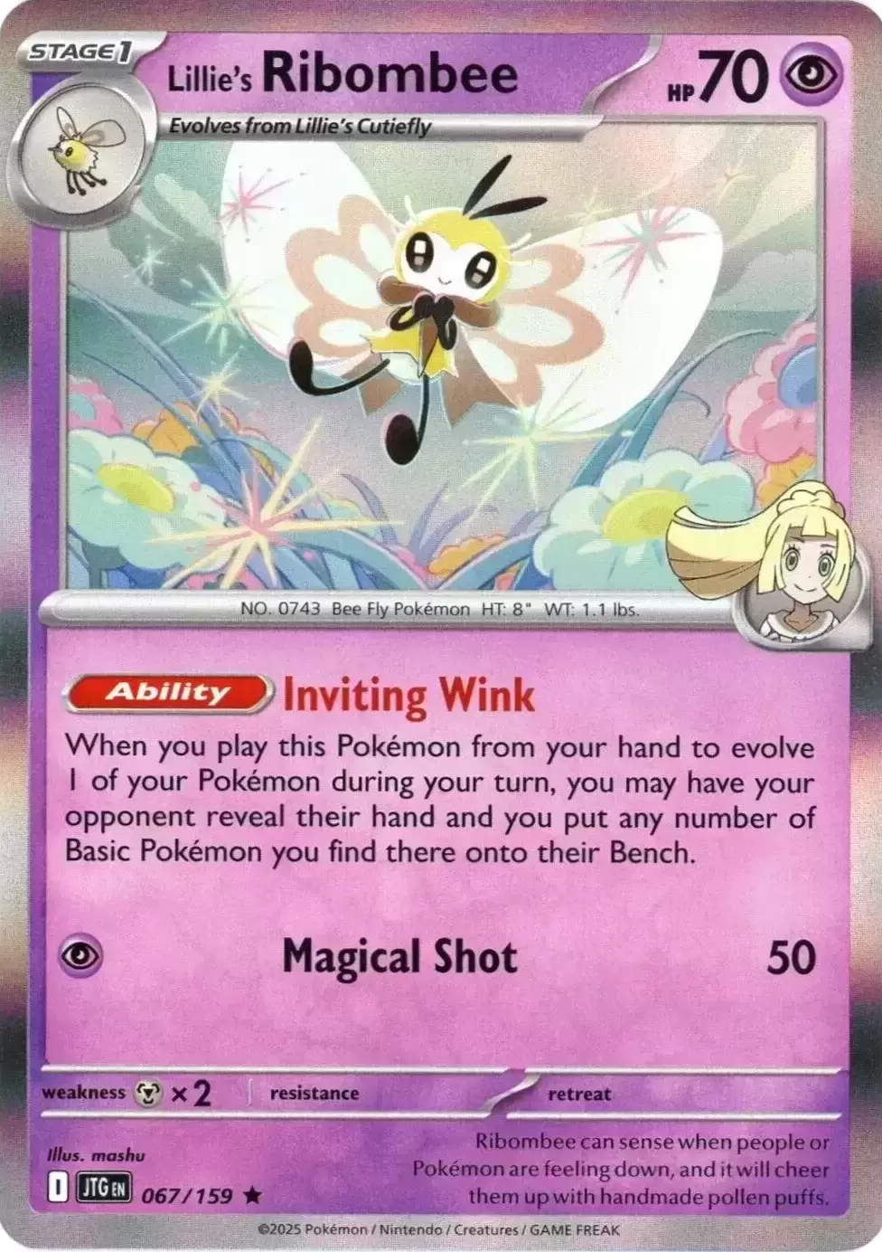 Journey Together - JTGEN - Lillie\'s Ribombee Holo