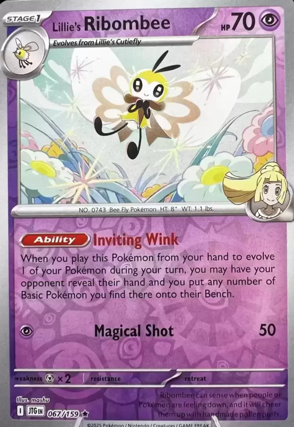 Journey Together - JTGEN - Lillie\'s Ribombee Reverse