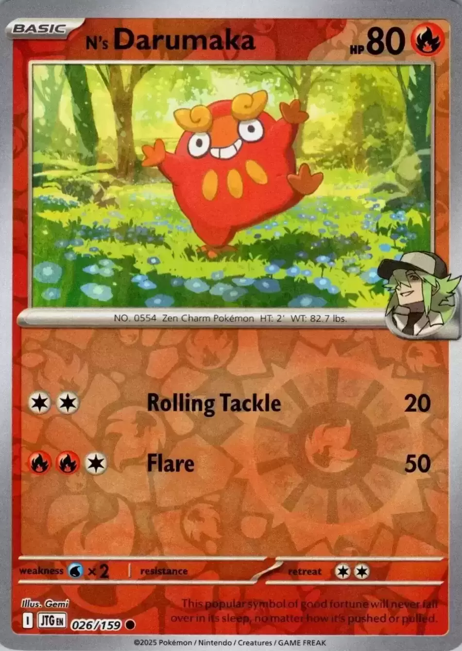 Journey Together - JTGEN - N\'s Darumaka Reverse