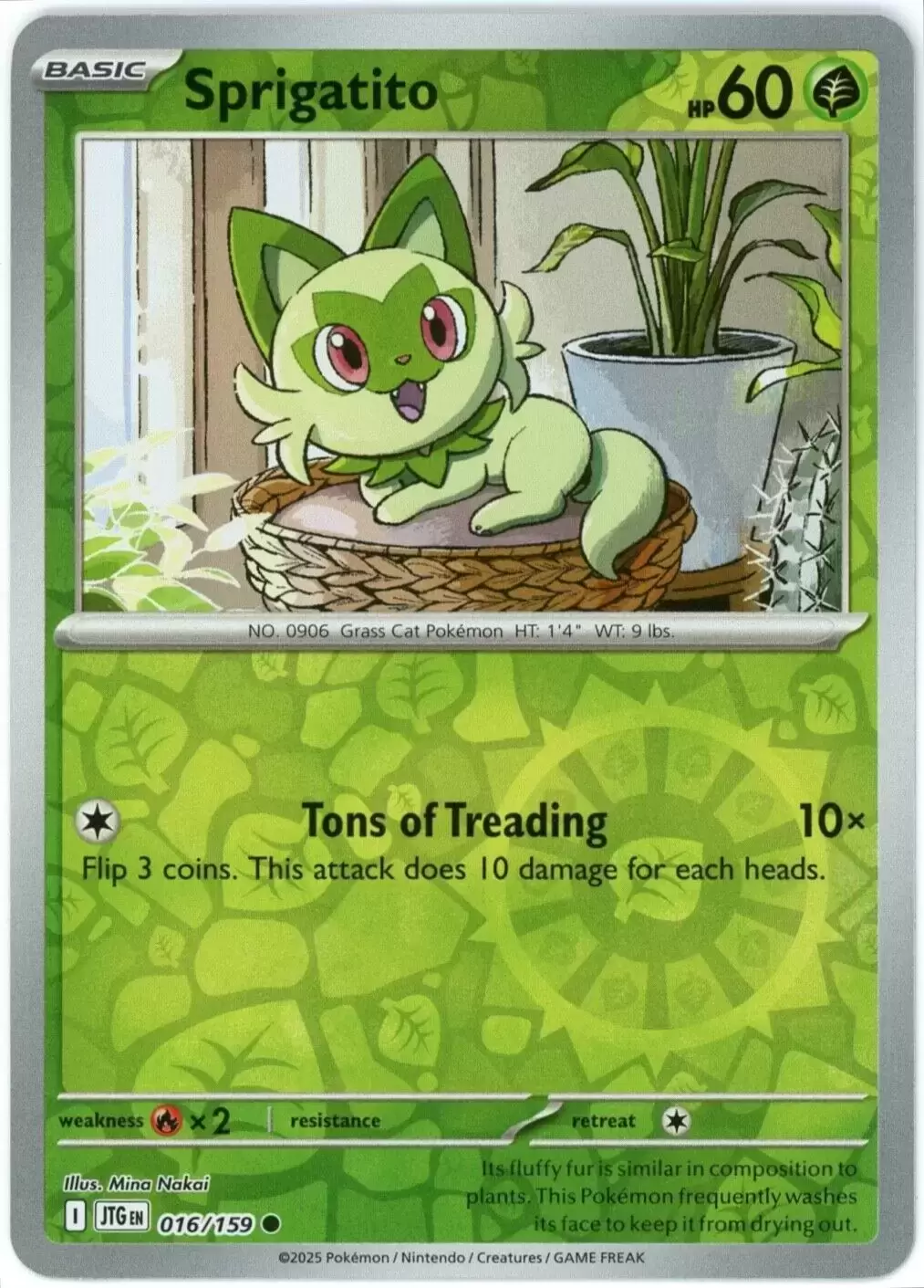 Journey Together - JTGEN - Sprigatito Reverse