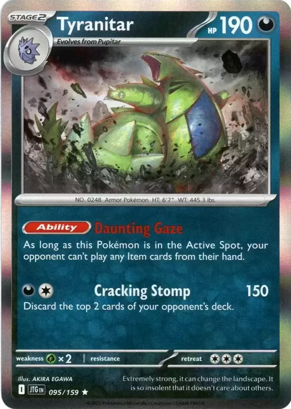 Journey Together - JTGEN - Tyranitar Holo