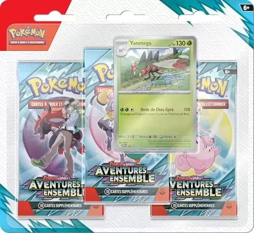 Coffret de Boosters - Tripack Aventures Ensemble - Yanmega