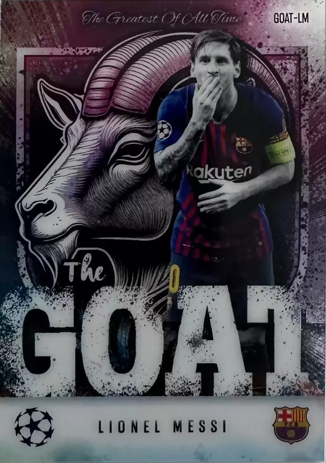 Match Attax - UEFA Champions League 2024/25 - Lionel Messi The Goat ULTRA RARE