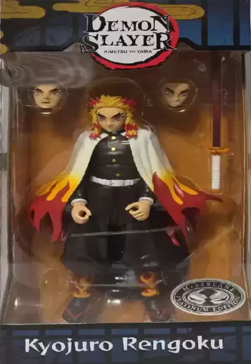 McFarlane - Animation - Kyojuro Rengoku (platinum) - Demon Slayer - Mcfarlane