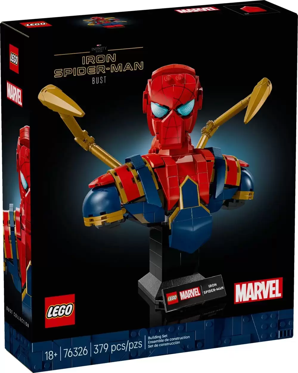 LEGO MARVEL Super Heroes - Buste d’Iron Spider-Man