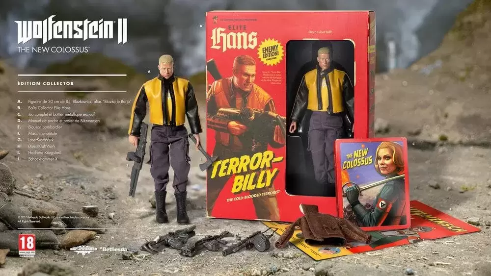 PS4 Games - Wolfenstein II The New Colossus Collector Edition
