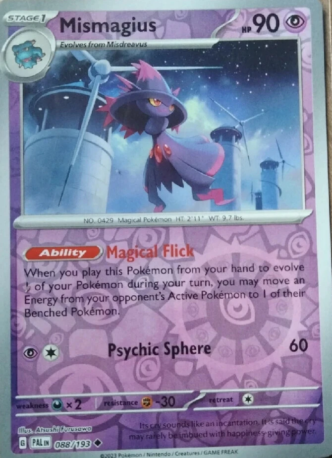 Paldea Evolved - PALEN - Mismagius Reverse