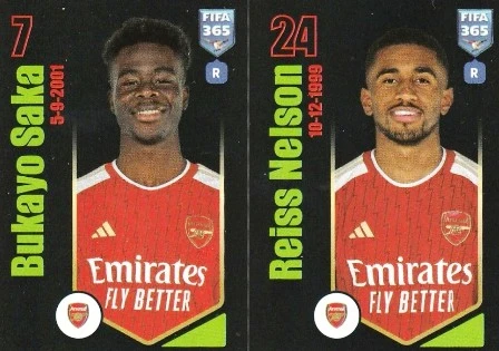 FIFA 365 - 2024 - Bukayo Saka / Reiss Nelson - Arsenal FC