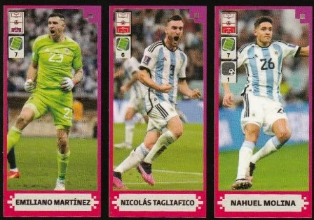 FIFA 365 - 2024 - Emiliano Martínez / Nicolás Tagliafico / Nahuel Molina - FiFa World Cup Qatar 2022
