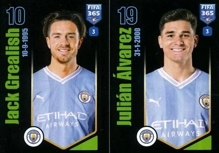 FIFA 365 - 2024 - Jake Grealish / Julián Álvarez - Manchester City