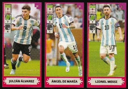 FIFA 365 - 2024 - Julián Álvarez / Ángel Di María / Lionel Messi - FiFa World Cup Qatar 2022