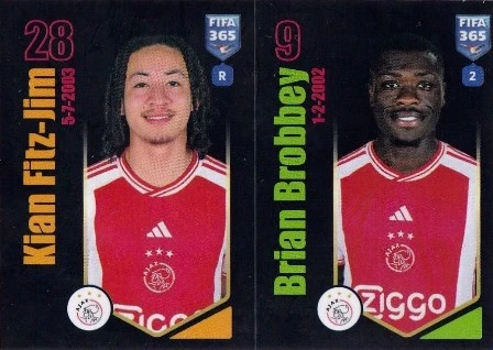 FIFA 365 - 2024 - Kian Fitz-Jim / Brian Brobbey - AFC Ajax