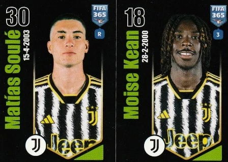 FIFA 365 - 2024 - Matías Soulé / Moise Kean - Juventus