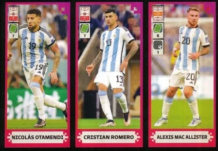 FIFA 365 - 2024 - Nicolás Otamendi / Cristian Romero / Alexis Mac Allister - FiFa World Cup Qatar 2022