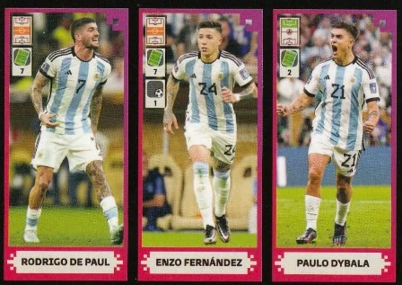 FIFA 365 - 2024 - Rodrigo De Paul / Enzo Fernández / Paulo Dybala - FiFa World Cup Qatar 2022