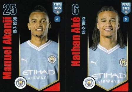 FIFA 365 - 2024 - Manuel Akanji / Nathan Aké - Manchester City