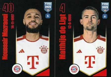 FIFA 365 - 2024 - Noussair Mazraoui / Matthijs de Ligt - FC Bayern München