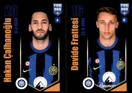 FIFA 365 - 2024 - Hakan Çalhanoğlu / Davide Frattesi - FC Internazionale Milano