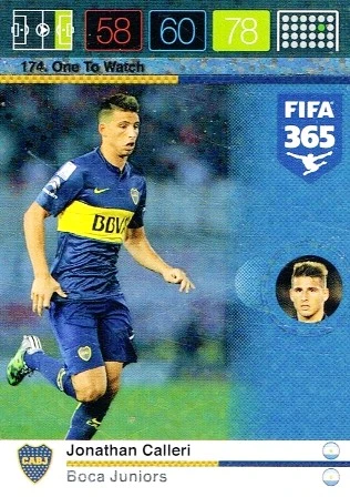 FIFA 365 : 2015-2016 Adrenalyn XL - Jonathan Calleri - One To Watch - Boca Juniors