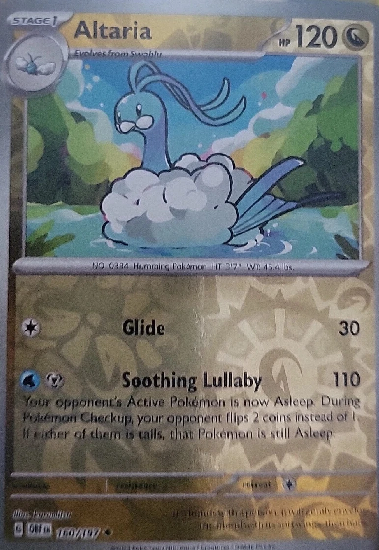 Obsidian Flames - OBF (OBFEN) - Altaria Reverse
